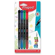 Maped Graph Peps Deco in Basic Colours, 4 Colours - Fineliner Pens