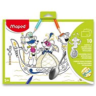 MAPED Colouring Book with Metallic Decorations - Colouring Book