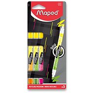 MAPED Fluo Peps Duo Neon, 3 colours - Highlighter