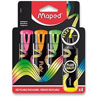 MAPED Fluo Peps Flex, 4 colours - Highlighter