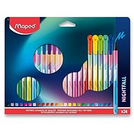 MAPED Color´Peps Nightfall Teens 24 colours - Felt Tip Pens