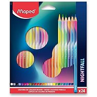 MAPED Nightfall Teens, 24 barev - Pastelky