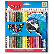 MAPED Animals, 24 Farben - Buntstifte