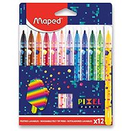 MAPED Pixel Party, 12 colours - Felt Tip Pens