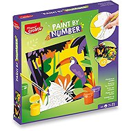 MAPED Paint by number - Tukan and butterfly - Painting by Numbers