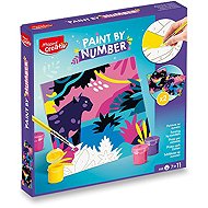 MAPED Paint by number - Leopard and bird - Painting by Numbers