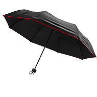 MPM Quality Hommy - black with red stripe - Umbrella
