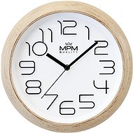 MPM Morara - light wood/white - Wall Clock