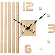 PRIM Completely Silent - super quiet, light brown - Wall Clock