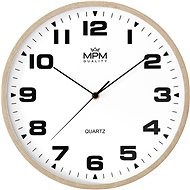 MPM Madera - brown and white - Wall Clock