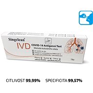 1x Singclean® COVID-19 test kit (colloidal gold method) from the mouth - Home Test