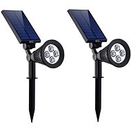 LEDSolar 4 solar outdoor light ground light 2 pcs, 4 LED, wireless, iPRO, 1W, cold - LED Light