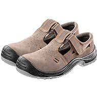 Safety sandals s1 src, suede, brown - Work Shoes