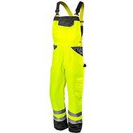 Reflective work trousers, cotton, yellow - Work Trousers