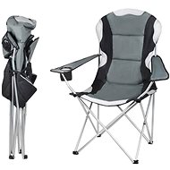 Garden and camping chair Malatec 2300 padded grey - Camping Armchair
