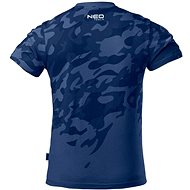 Mens T-shirt with camouflage print camo, blue - Work T‑Shirt