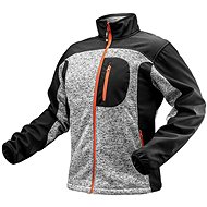 Knitted working softshell black-grey - Work Jacket