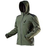 Softshell camo, camouflage olive - Work Jacket