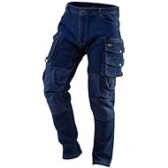 Denim, knee reinforcement, blue - Work Trousers