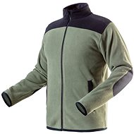 Polar fleece, reinforced, camo, olive - Work Jacket