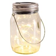 LED Solar Glass, 20 LED, IP44, 600mAh, warm white - Garden Lighting