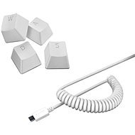 Razer PBT Keycap + Coiled Cable Upgrade Set - Mercury White - US/UK - Játékszett