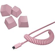 Razer PBT Keycap + Coiled Cable Upgrade Set - Quartz Pink - US/UK - Game Set