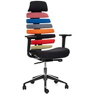 MERCURY STAR Fish Bones PDH, 3D armrests, coloured - Office Chair