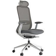 MERCURY STAR Bessel Kunststoff grau, hellgrau - Bürostuhl