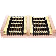 Wooden clay mat, side brushes - Shoe Brush