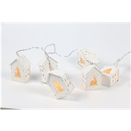 Marimex Decor Nature Chain with White Houses - Christmas Chain