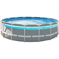 INTEX Swimming pool with structure FLORIDA PREMIUM CLEARVIEW including accessories 4,88 x 1,22m 2673 - Pool