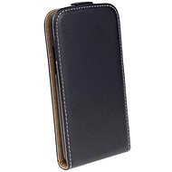 AMA Leather case FLEXI Vertical for Huawei P10 - black - Phone Case