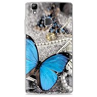 OEM Slikon case BLUE BUTTERFLY for DOOGEE X5 MAX - Phone Cover
