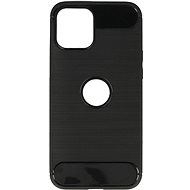 Silicone case CARBON for IPHONE 12 PRO MAX - black - Phone Cover