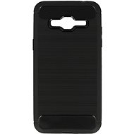 CARBON silicone case for SAMSUNG GALAXY J3 2016 - black - Phone Cover
