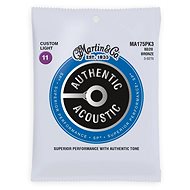 MARTIN Authentic SP 80/20 Bronze Custom Light - 3 Packs - Strings