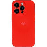 Vennus Valentínske puzdro Heart na iPhone 12 Pro Max – červené - Kryt na mobil