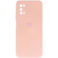 Vennus Valentýnské pouzdro Heart pro Samsung Galaxy A03S - růžové - Phone Cover