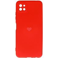 Vennus Valentýnské pouzdro Heart pro Samsung Galaxy A22 5G - červené - Phone Cover