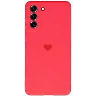 Vennus Valentýnské pouzdro Heart pro Samsung Galaxy S21 Plus - červené - Phone Cover
