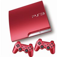 Sony PlayStation 3 Slim 320GB Red (Limited Edition) + Dualshock Red - Game Console