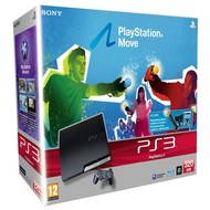 Sony PlayStation 3 Slim 320GB + Move Starter Pack - Game Console