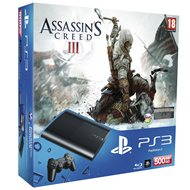Sony PlayStation 3 Slim New 500GB + Assassins Creed III - Game Console