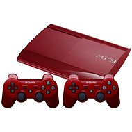 Sony PlayStation 3 Slim New Red 500GB + 2x DualShock 3 - Game Console