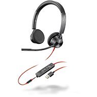 Poly BLACKWIRE 3325, USB-A + 3.5mm - Headphones