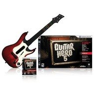 PS3 - Guitar Hero 5 + Guitar - Konsolen-Spiel