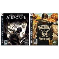Game For PS3 - DOUBLE UP - Medal Of Honor: Airborne + Mercenaries 2: World In Flames - Console Game