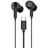 KAKU KSC-333 in-ear headphones USB-C, black - Headphones