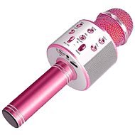 MG Bluetooth Karaoke mikrofón s reproduktorom, ružový - Mikrofón